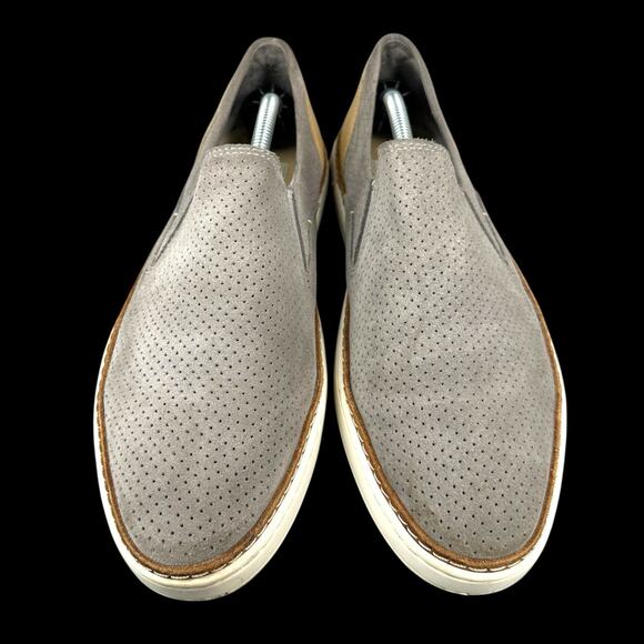 UGG Loafers Womens 9 Gray Suede "Adley" Flats Shoes Perforated Slip-On 1018375 - Picture 6 of 8